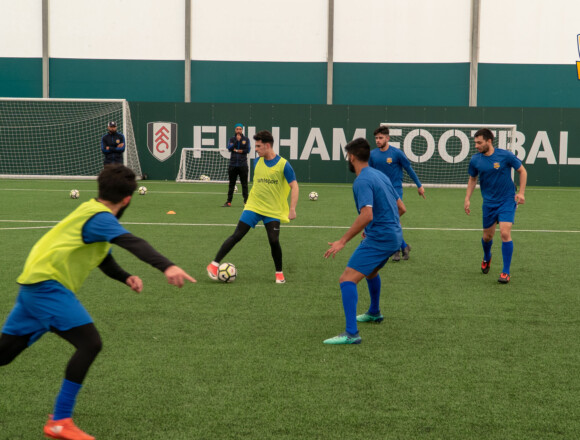 Panjab FA Train at Fulham FC Training Ground