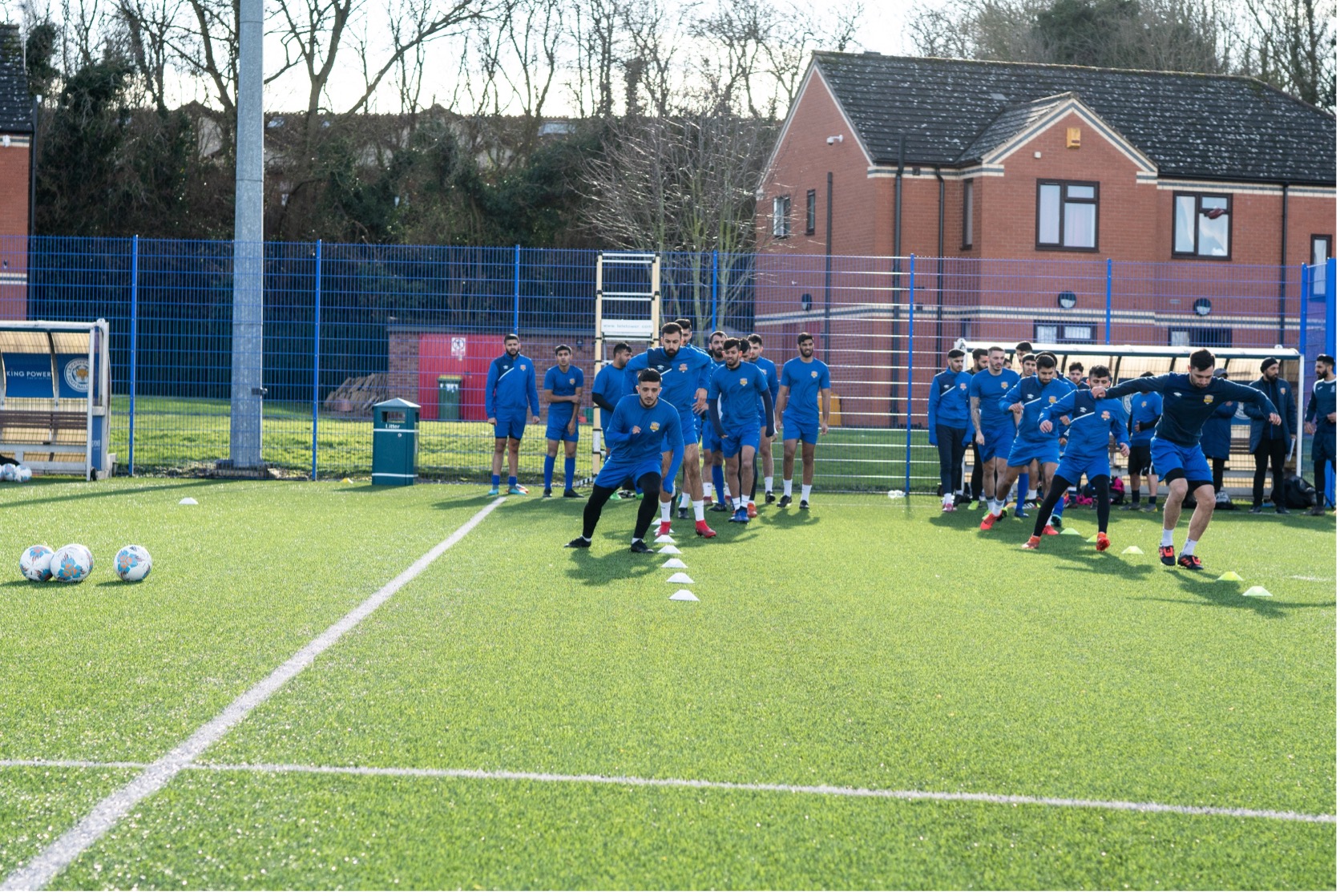 Panjab FA Train at Leicester City FC Training Ground