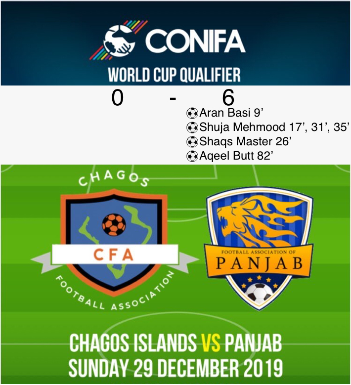 Panjab FA Qualify for CONIFA World Cup 2020: Chagos Island v Panjab FA Report